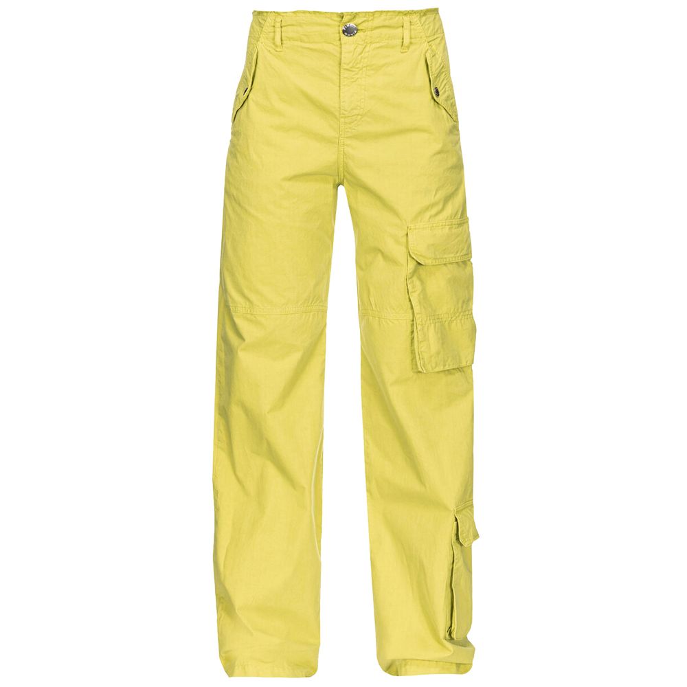 PINKO Green Cotton Jeans &amp; Pant