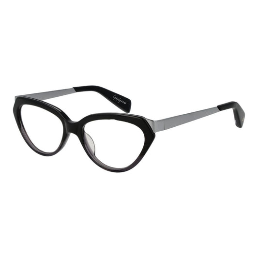 Montures optiques unisexes noires Yohji Yamamoto