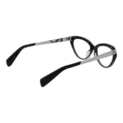 Montures optiques unisexes noires Yohji Yamamoto