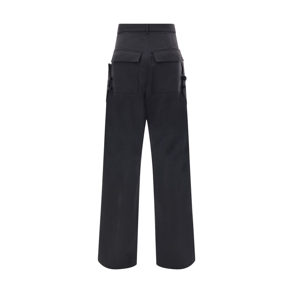 Rick Owens Stefan Cargo Pants Streetwear Tailored Fit