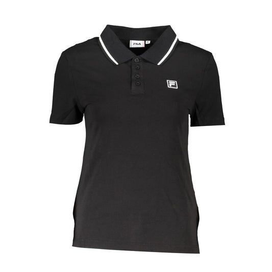 Polo Fila en coton noir