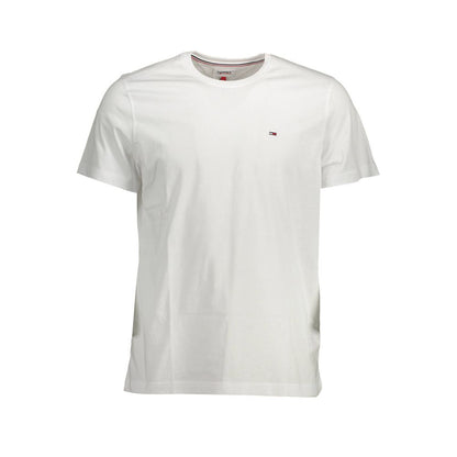 Tommy Hilfiger White Cotton T-Shirt by Tommy Hilfiger