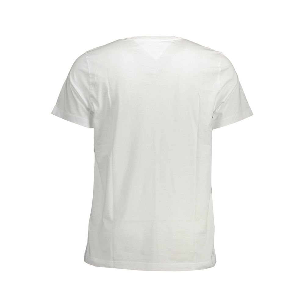 Tommy Hilfiger White Cotton T-Shirt by Tommy Hilfiger