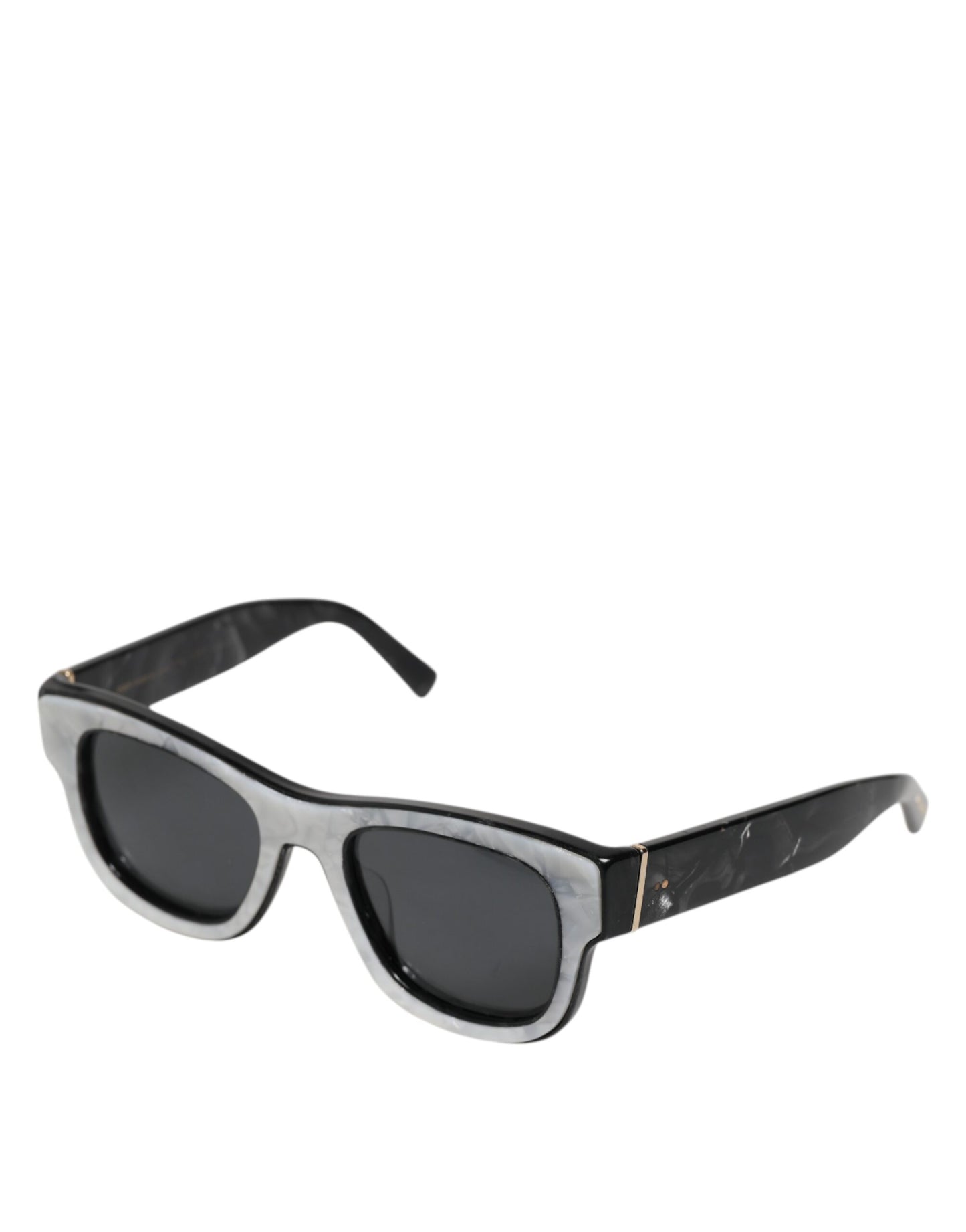 Dolce &amp; Gabbana Pearl White Acetate Frame Domenico Deep Shades Sunglasses
