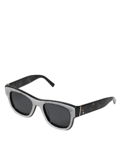 Dolce &amp; Gabbana Pearl White Acetate Frame DG4379 Domenico Shade Sunglasses