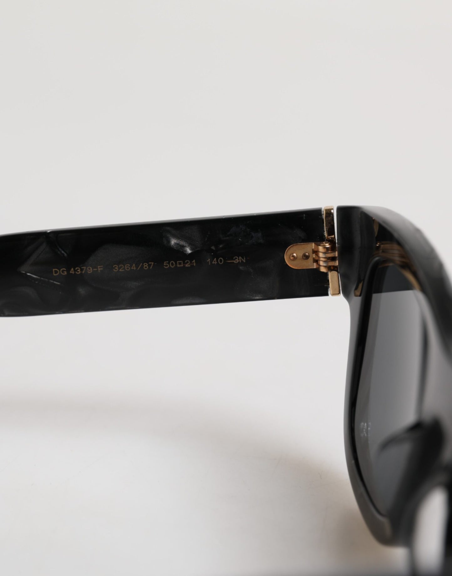 Dolce &amp; Gabbana Pearl White Acetate Frame Domenico Shade Sunglasses