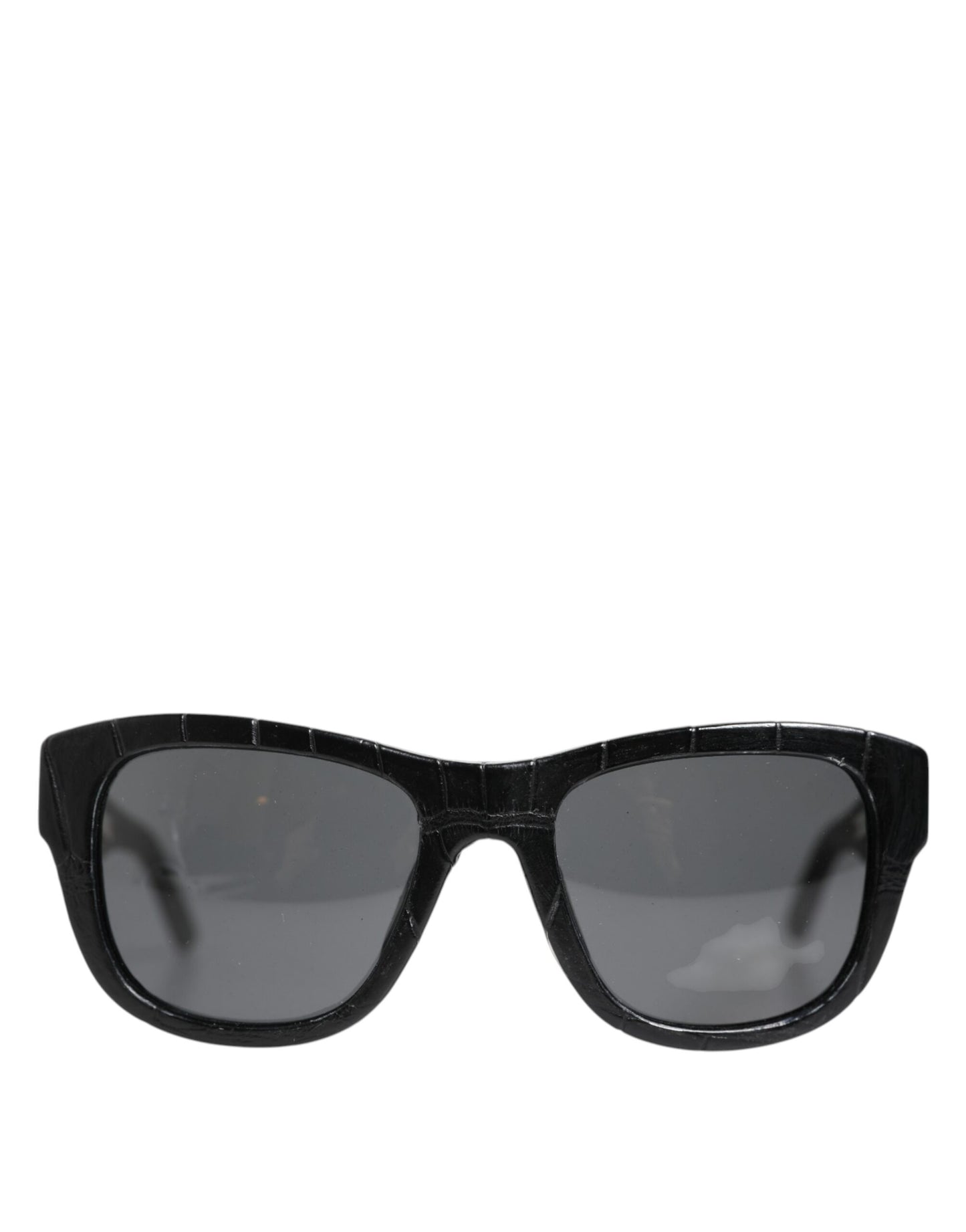Dolce &amp; Gabbana Black Leather Frame DG4177 Tinted Lens Sunglasses