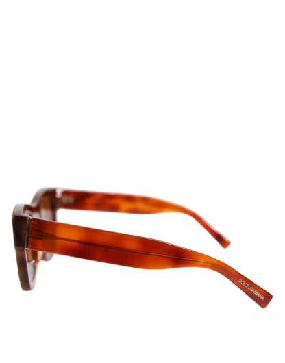 Dolce &amp; Gabbana Green Brown Marbled Acetate DG4379-F Eyewear Sunglasses