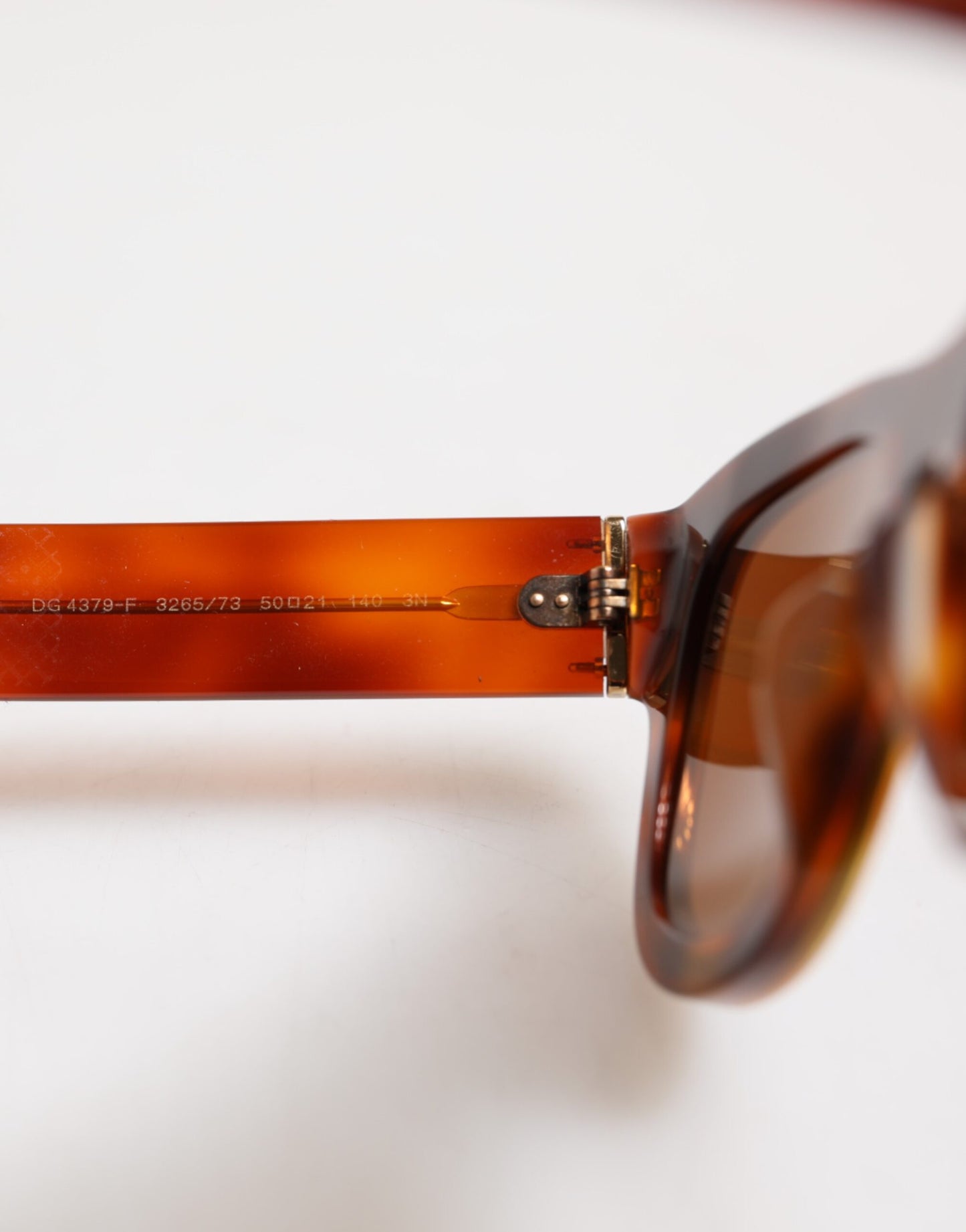 Dolce &amp; Gabbana Green Brown Marbled Acetate DG4379-F Eyewear Sunglasses