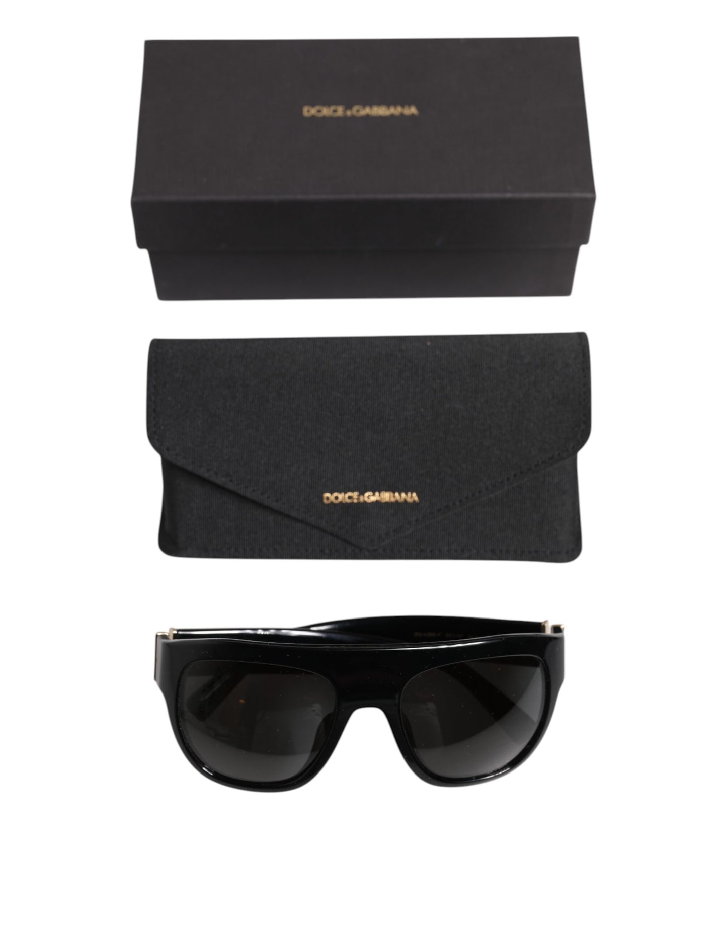 Dolce &amp; Gabbana Black Square Acetate Frame DG4398-F Eyewear Sunglasses
