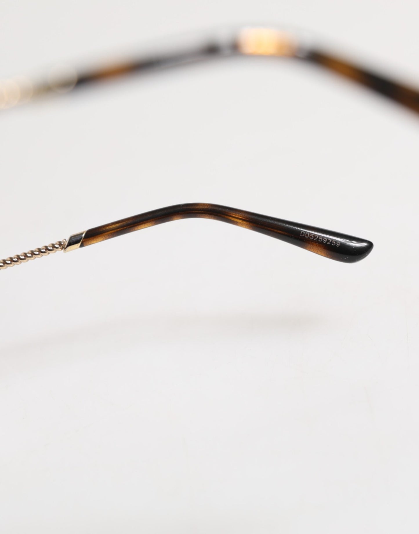 Dolce &amp; Gabbana Gold Brown Gradient Square DG2267 Eyewear Sunglasses