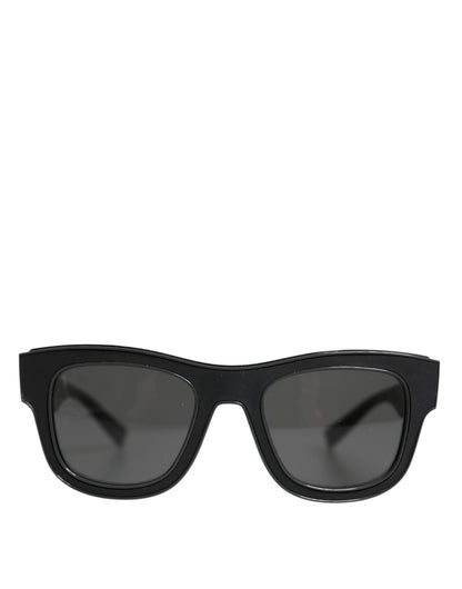 Dolce &amp; Gabbana Black Square DG Crossed DG6140 Eyewear Shades Sunglasses