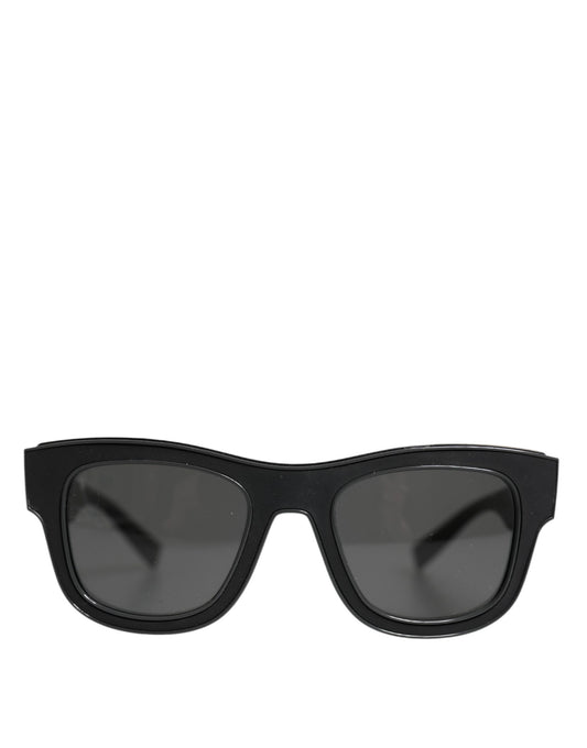 Dolce &amp; Gabbana Black Square DG Crossed DG6140 Eyewear Shades Sunglasses