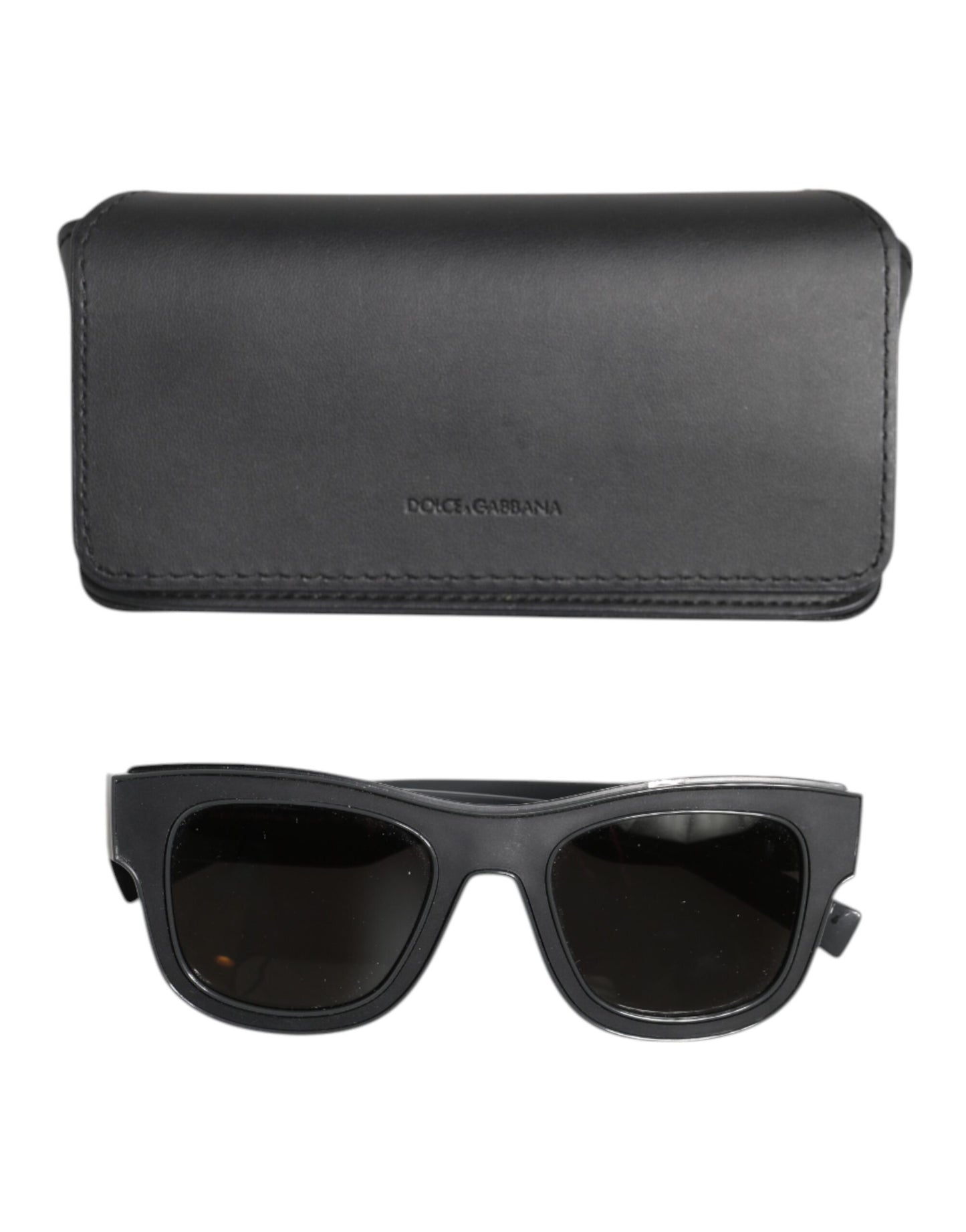 Dolce &amp; Gabbana Black Square DG Crossed DG6140 Eyewear Shades Sunglasses