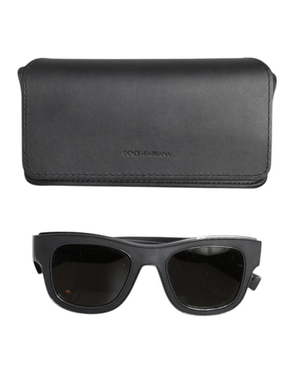 Dolce &amp; Gabbana Black Square DG Crossed DG6140 Eyewear Shades Sunglasses