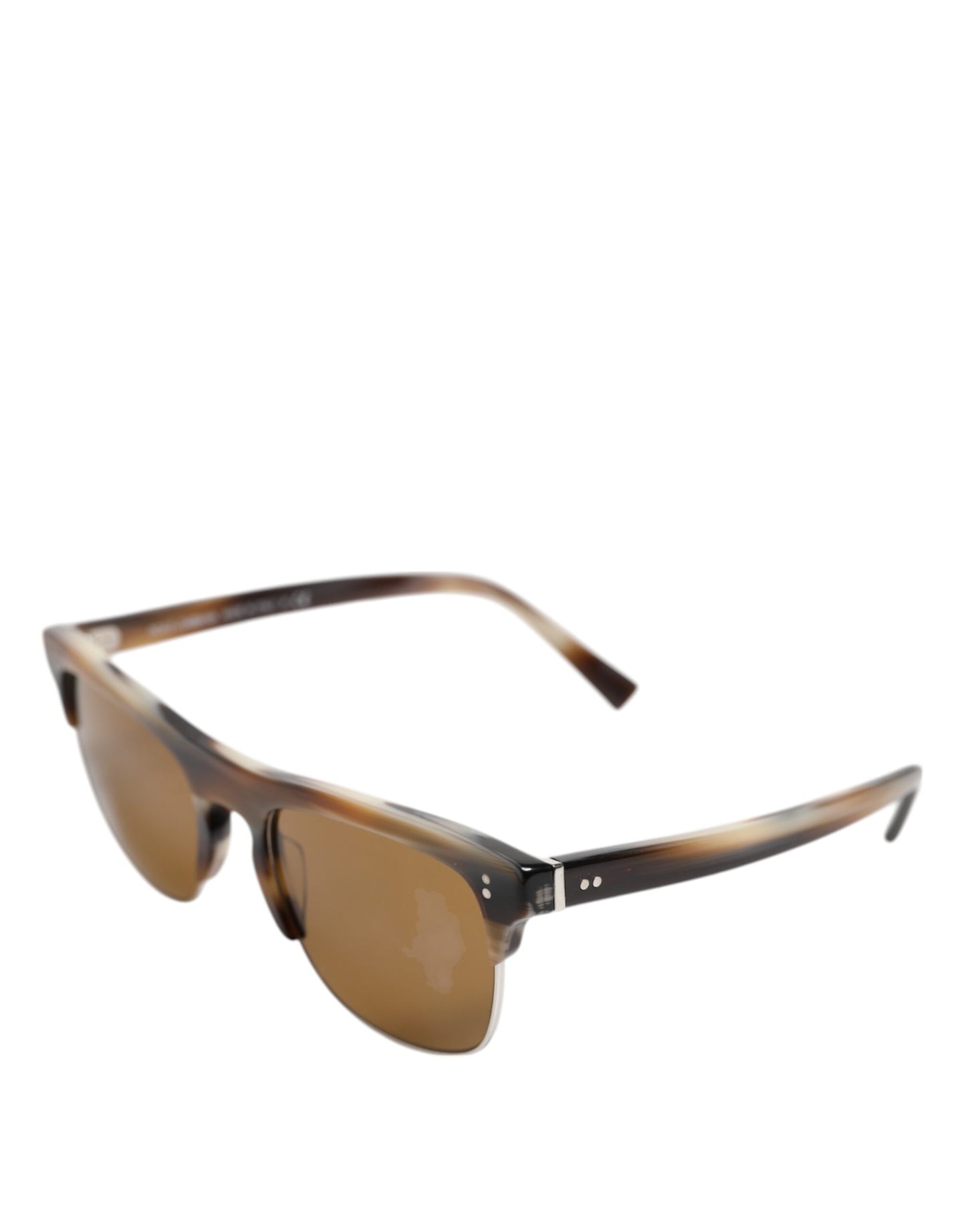Dolce &amp; Gabbana Brown Striped Acetate Square DG4305 Eyewear Sunglasses