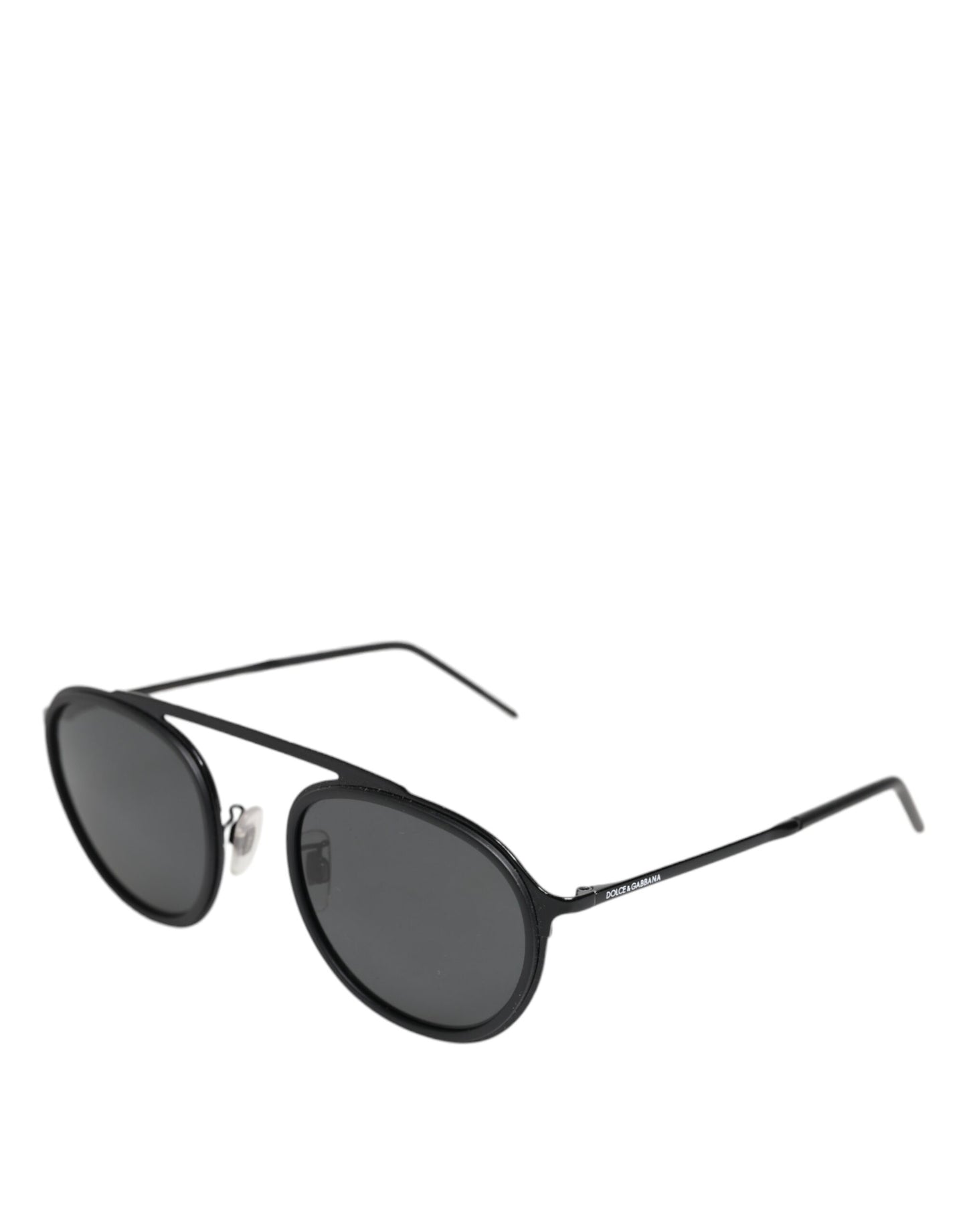 Dolce &amp; Gabbana Black Metal Frame Round DG2276 Eyewear Shades Sunglasses