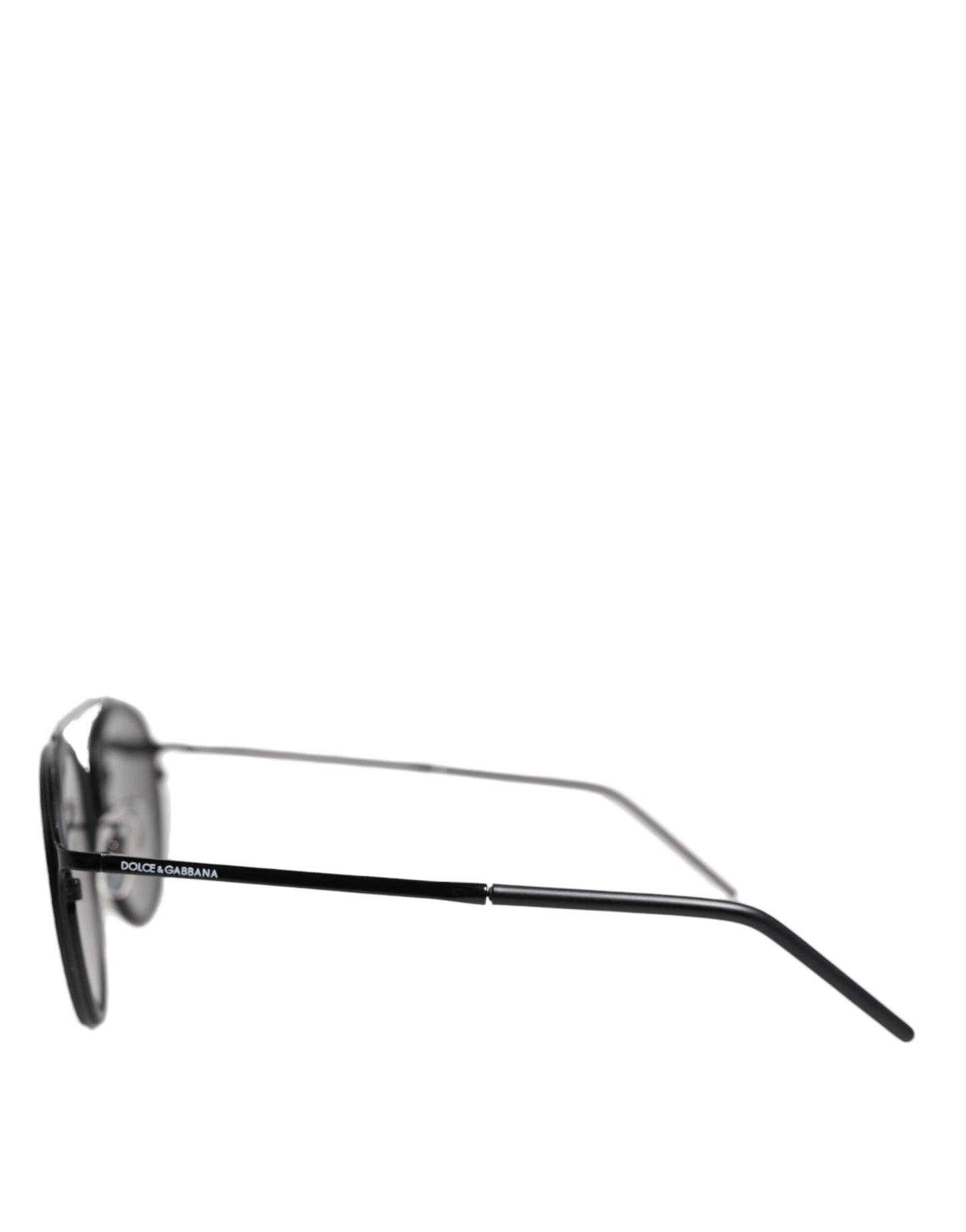 Dolce &amp; Gabbana Black Metal Frame Round DG2276 Eyewear Shades Sunglasses