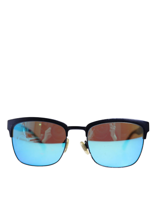 Dolce &amp; Gabbana Black Acetate Square Polarized DG4287F Eyewear Sunglasses