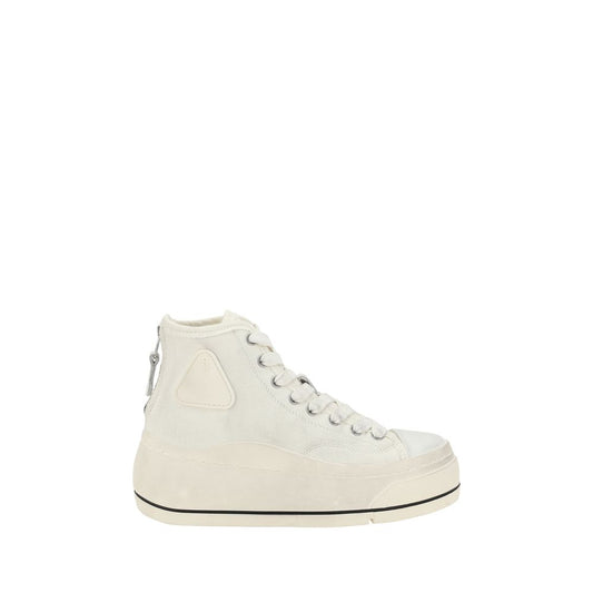 R13 High Top Sneakers Leather Black Premium Edition