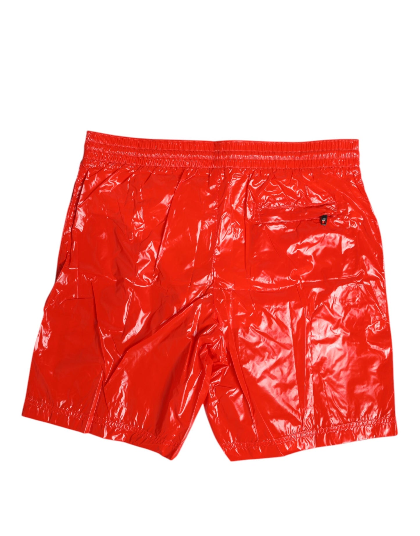 Maillots de bain Dolce &amp; Gabbana en nylon rouge avec cordon de serrage