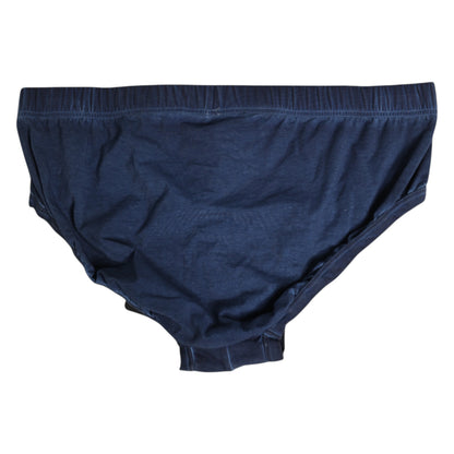 Slip homme Dolce &amp; Gabbana en coton stretch bleu