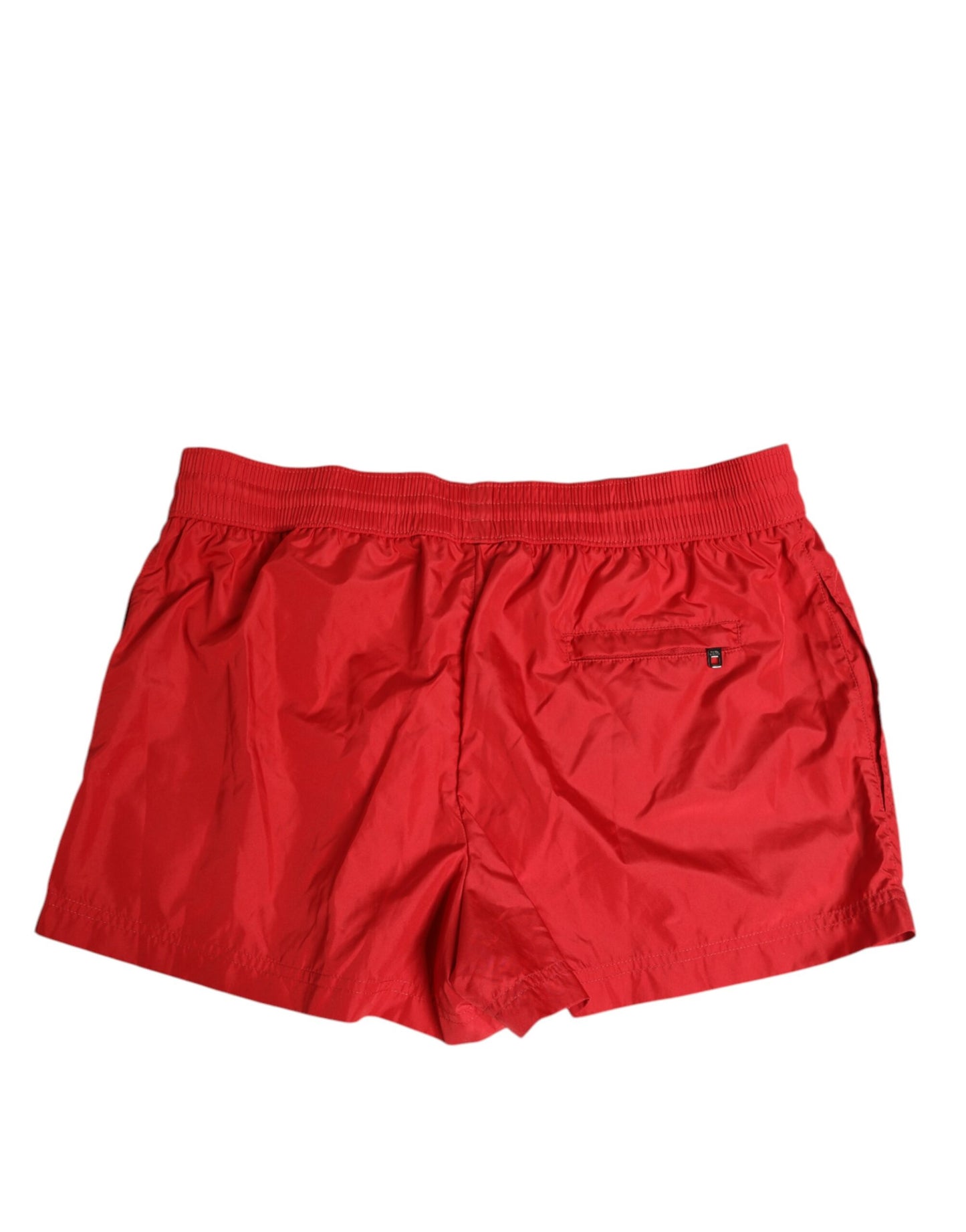 Maillot de bain Dolce &amp; Gabbana rouge à cordon de serrage pour homme