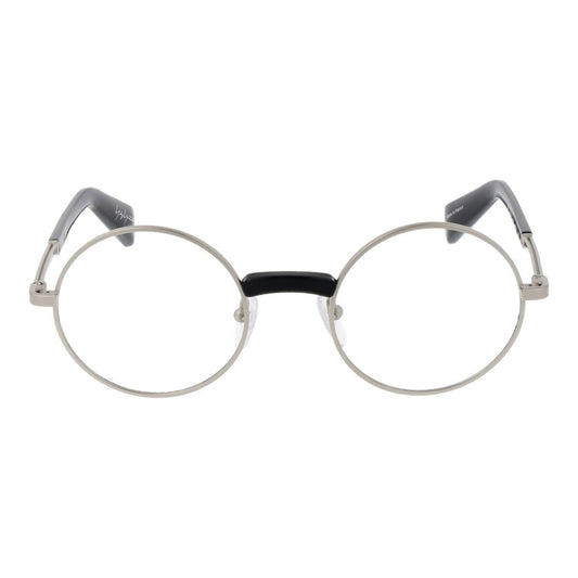 Montures optiques argentées pour homme Yohji Yamamoto