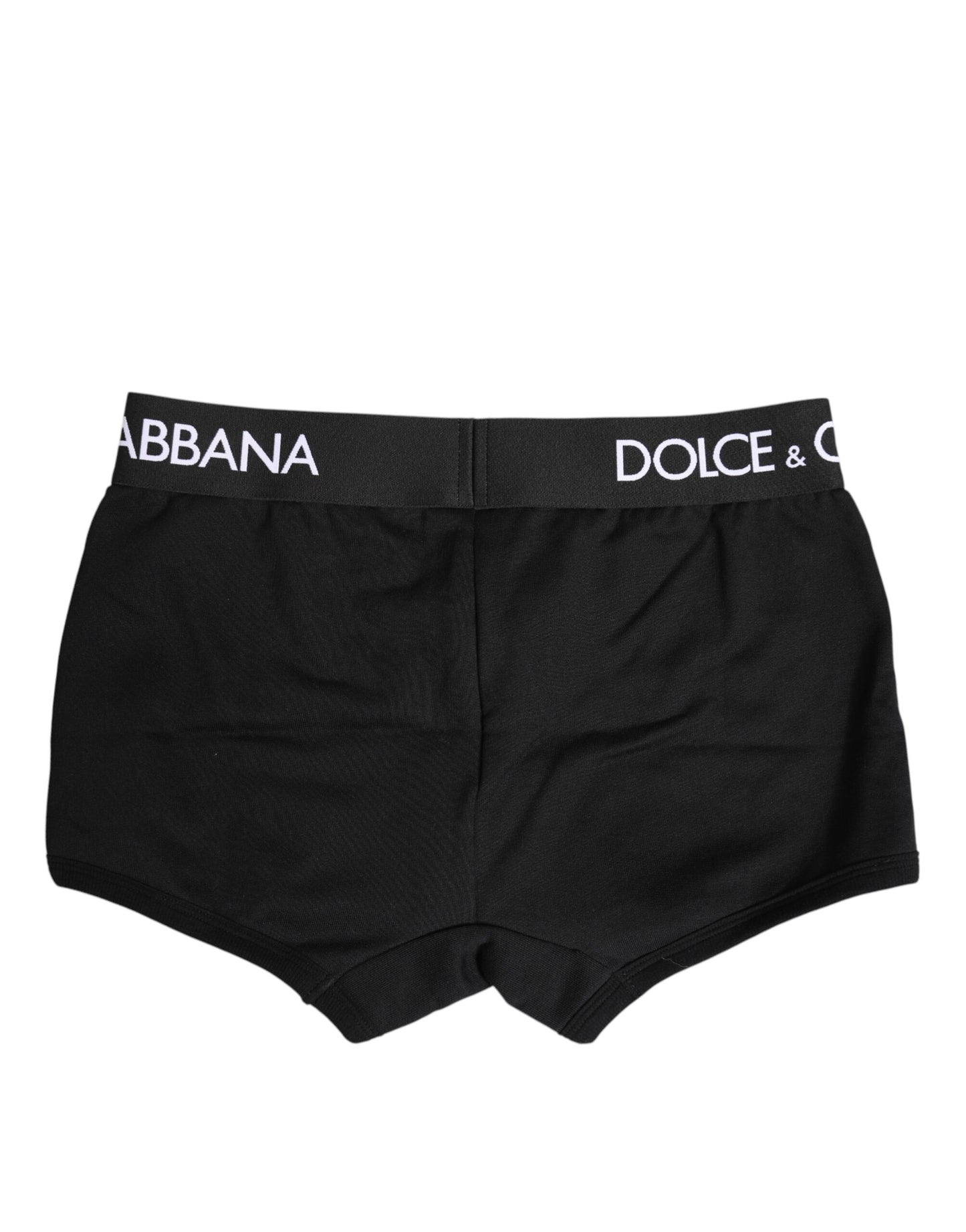 Boxer classique en coton stretch noir Dolce &amp; Gabbana