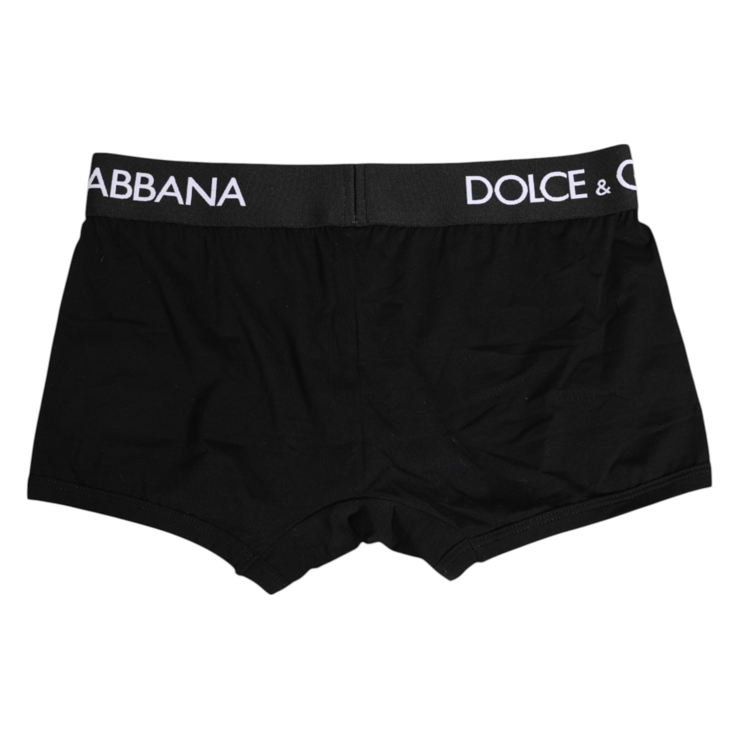 Boxer classique en coton stretch noir Dolce &amp; Gabbana