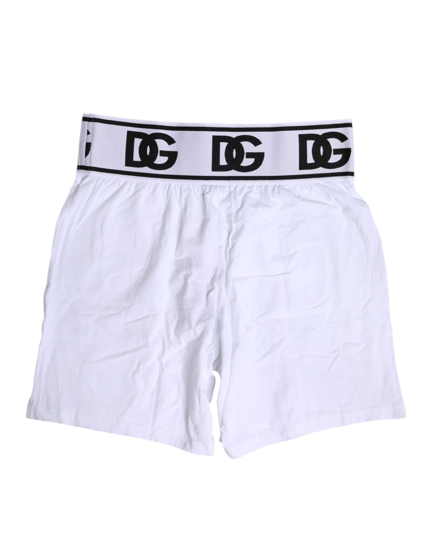 Boxer classique en coton stretch blanc Dolce &amp; Gabbana