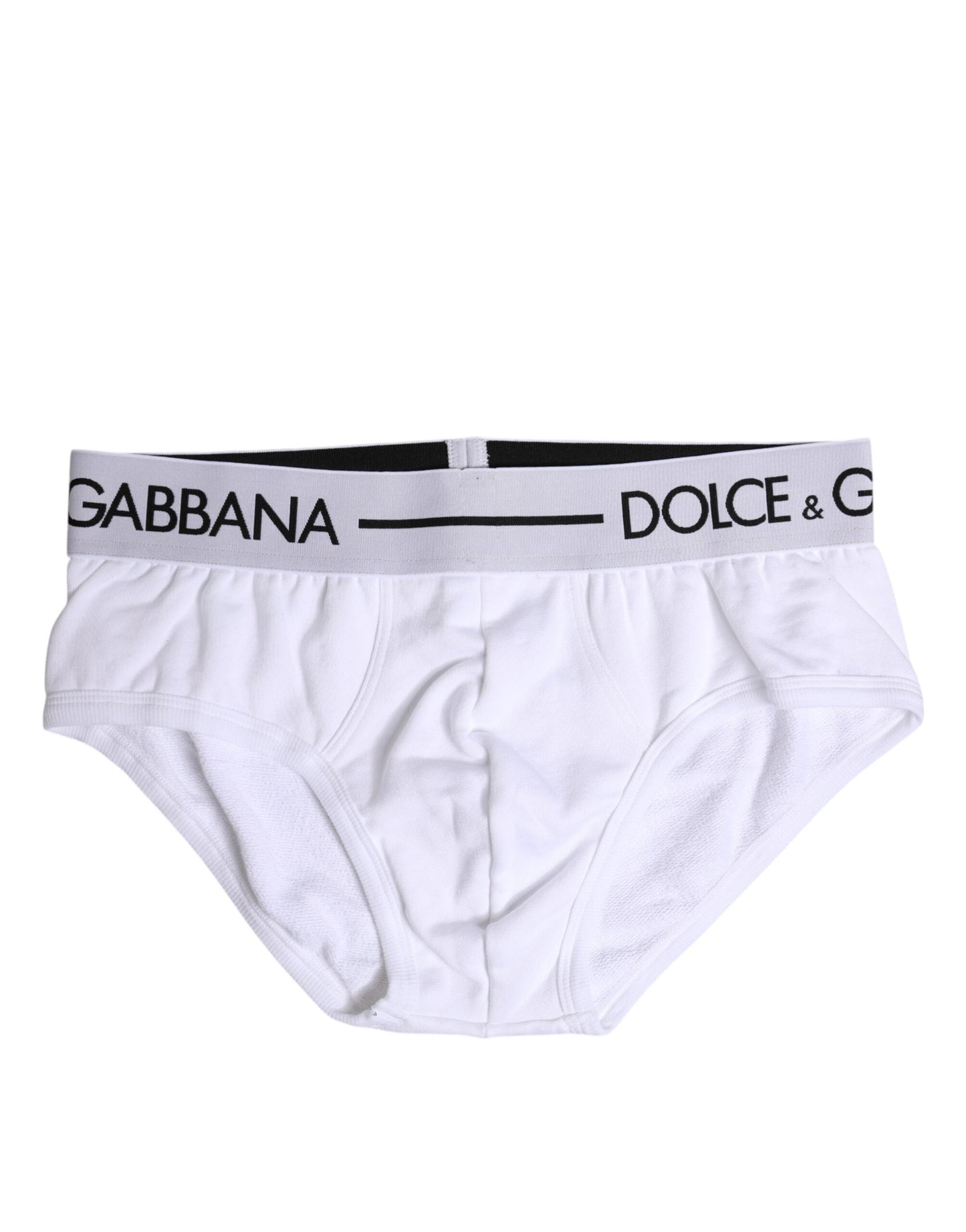 Sous-vêtement classique en coton stretch blanc Dolce &amp; Gabbana