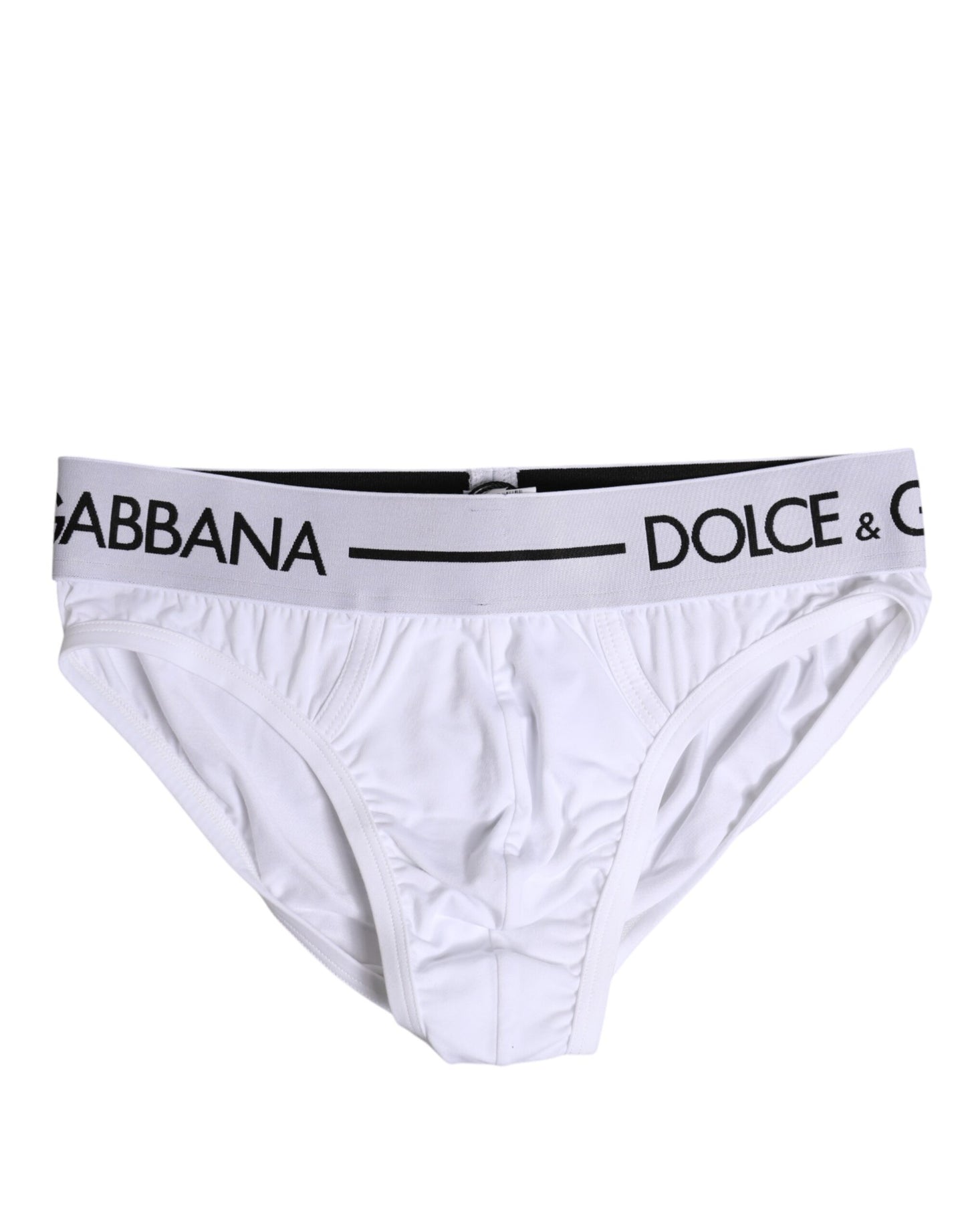 Sous-vêtement classique en coton stretch blanc Dolce &amp; Gabbana