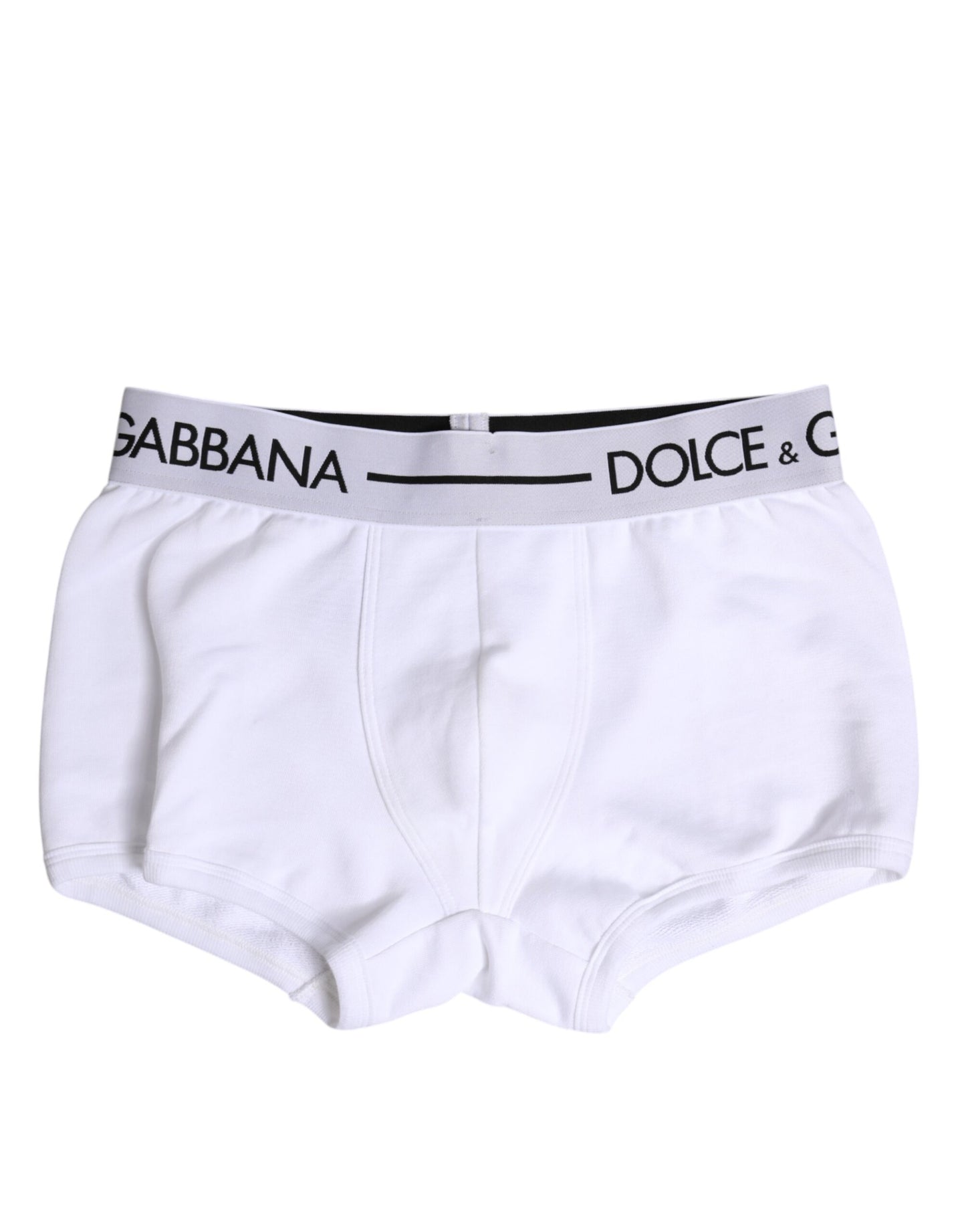 Boxer classique en coton stretch blanc Dolce &amp; Gabbana
