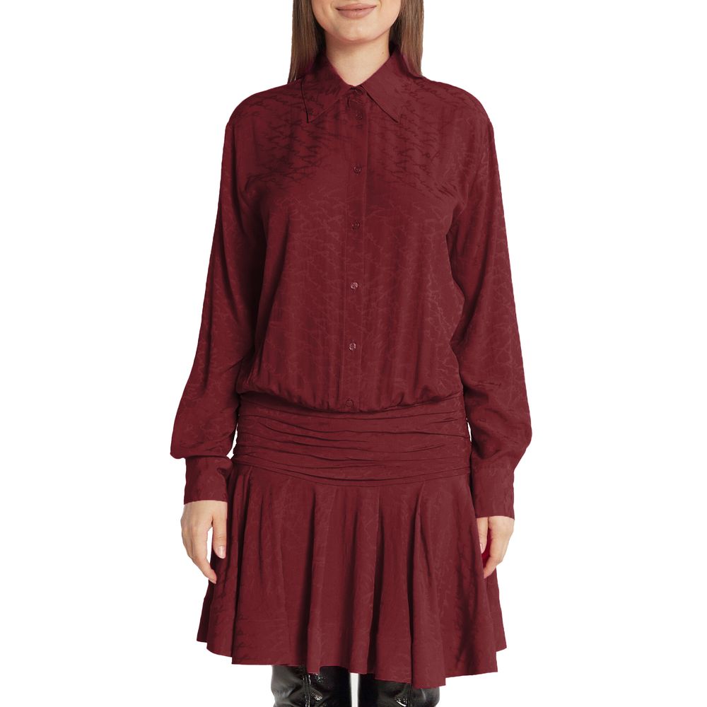 PINKO Red Silk Women Dress by PINKO