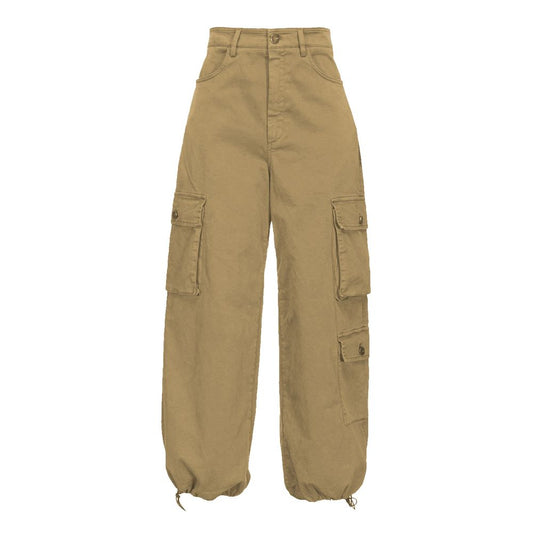 PINKO Beige Cotton Jeans &amp; Pant