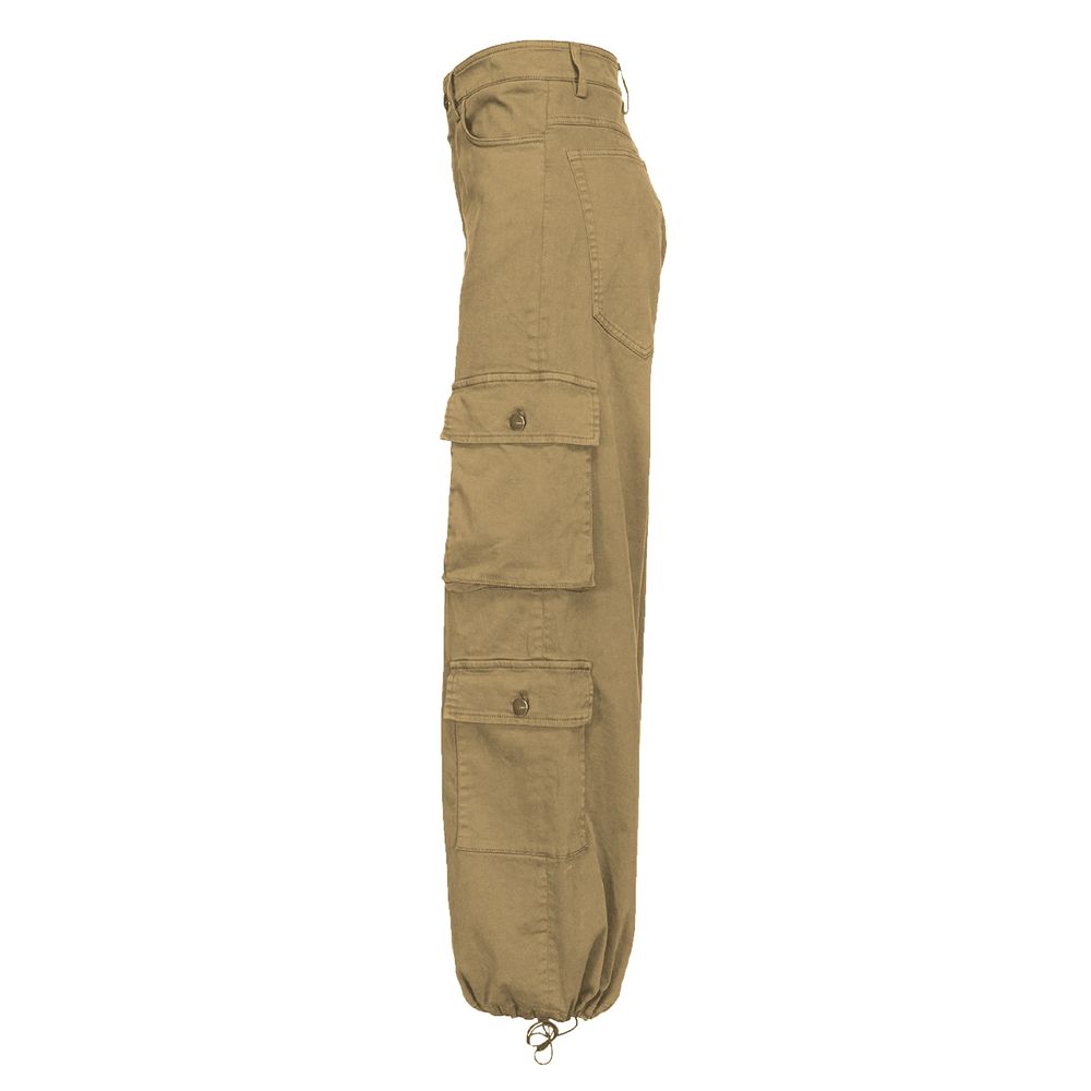 PINKO Beige Cotton Jeans &amp; Pant