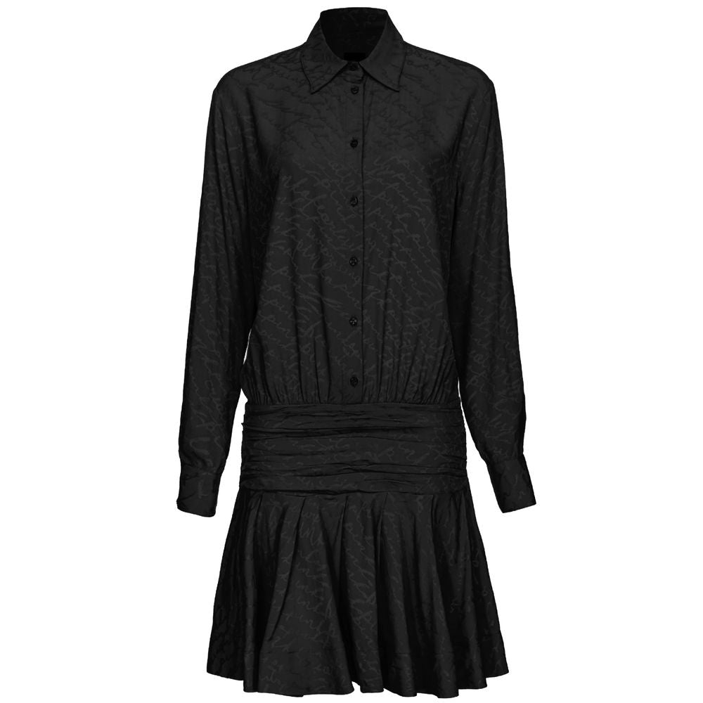 PINKO Black Silk Women Dress by PINKO