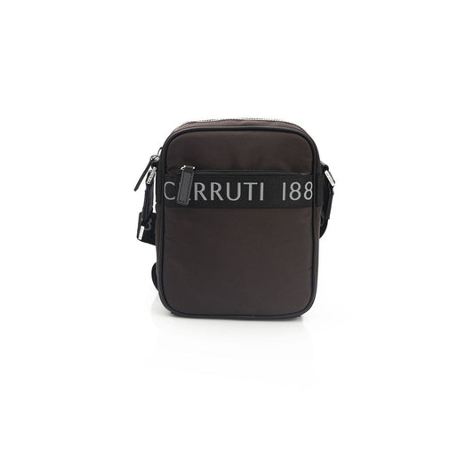 Sac bandoulière Cerruti 1881 en cuir marron pour femme