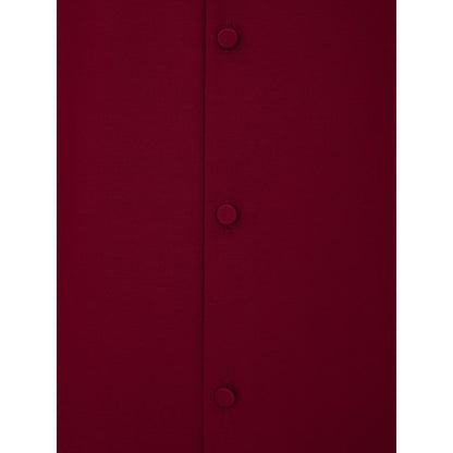 Chemise en laine bordeaux Gucci
