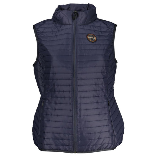 Napapijri Blue Polyester Jackets &amp; Coat