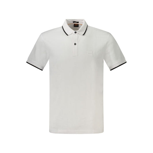 Polo en coton blanc Hugo Boss