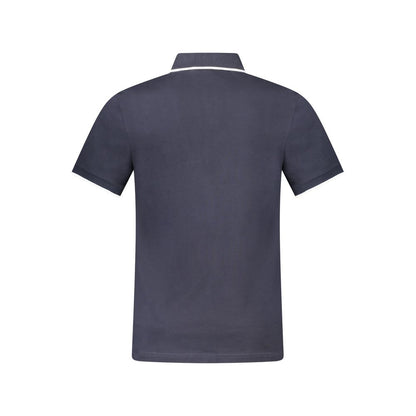 Polo en coton bleu Hugo Boss
