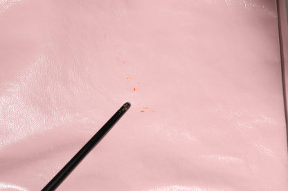 Dolce &amp; Gabbana Glossy Pink Cotton Mid Waist Mini Skirt