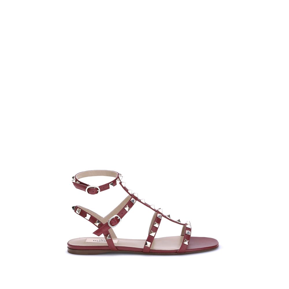 Rockstud Lederen Sandalen Valentino Garavani Voor Dames