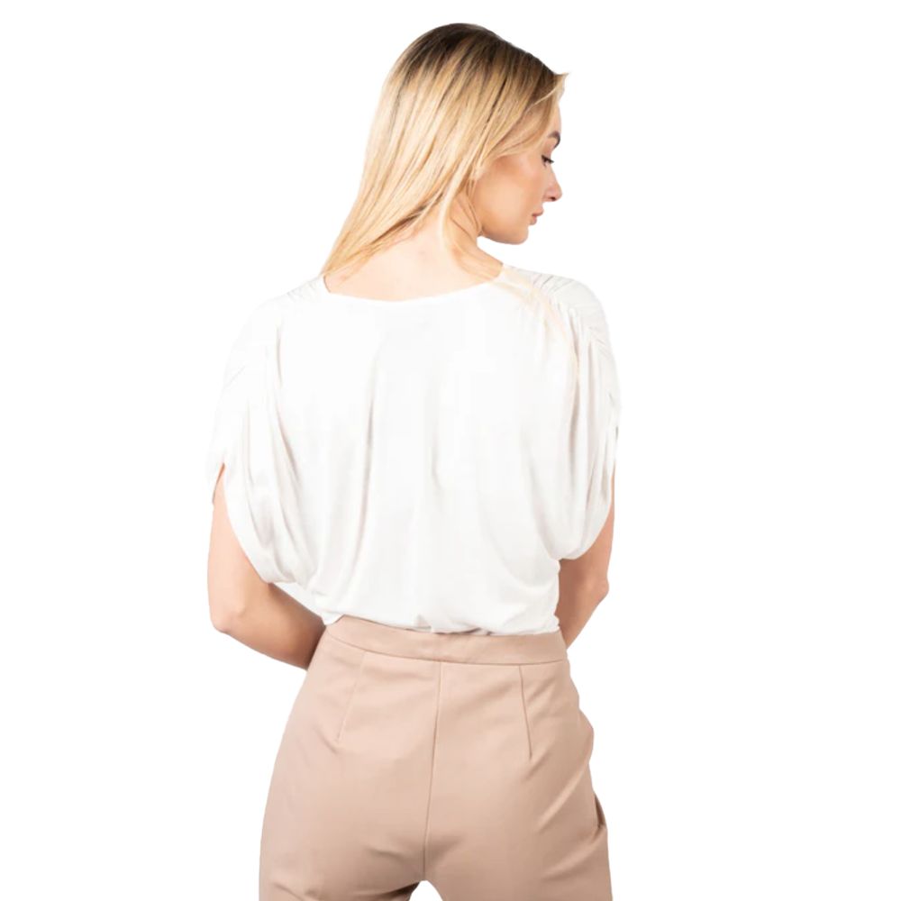 PINKO White Viscose Tops & T-Shirt by PINKO