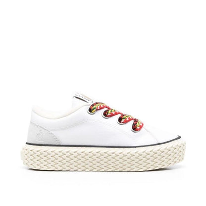 Lanvin Cotton Lace-Up Sneakers by Lanvin