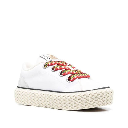 Lanvin Cotton Lace-Up Sneakers by Lanvin