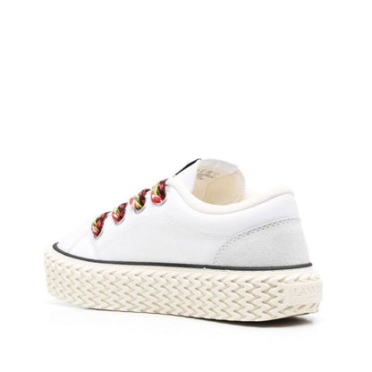 Lanvin Cotton Lace-Up Sneakers by Lanvin
