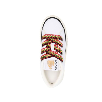 Lanvin Cotton Lace-Up Sneakers by Lanvin